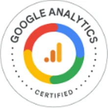 Certificação Google Analytics do time da Growtarget, assessoria de marketing