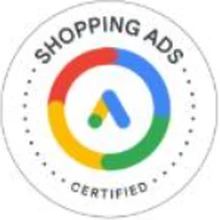 Certificação Google Shopping Ads do time da Growtarget, tráfego pago para e-commerce